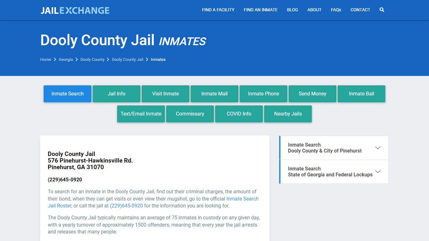 Dooly County Jail Inmates | Arrests | Mugshots | GA