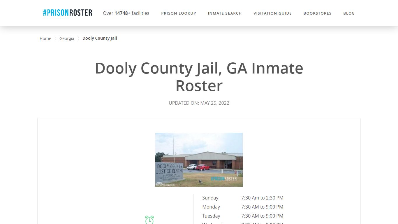 Dooly County Jail, GA Inmate Roster - Inmate Locator